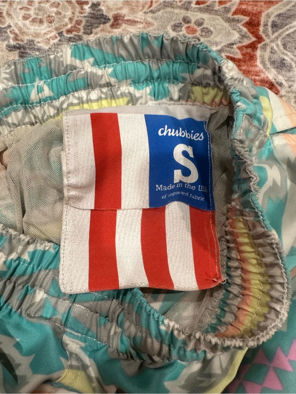 Turquoise Aztec Chubbies - Picture 3 of 3